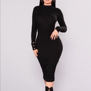✨SOLD✨ Canal St. Ribbed Dress